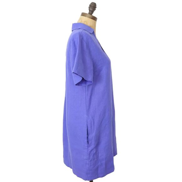 Madewell Blue Mini Dress - Picture 3 of 6